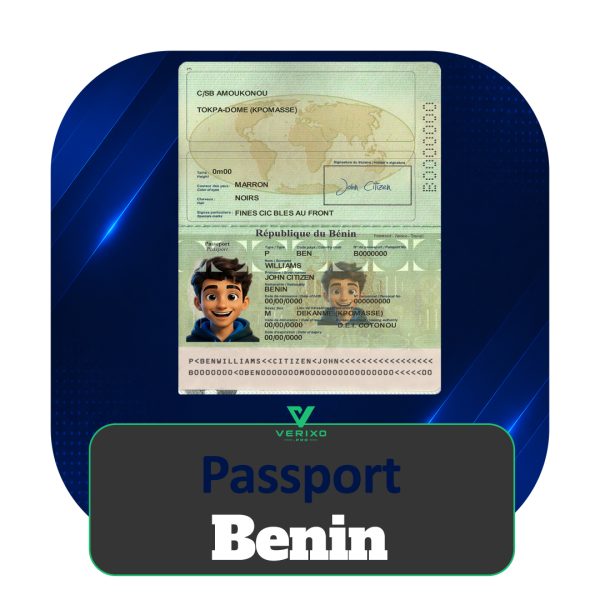 Benin Passport - Full Editable PSD Template