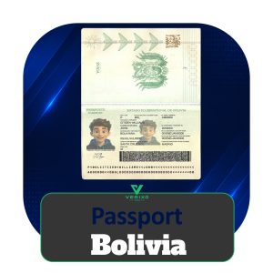Bolivia Passport - Full Editable PSD Template