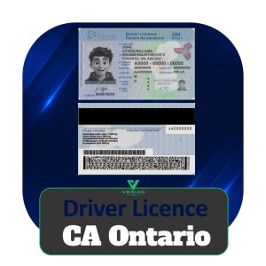 Canada Ontario Driving Licence - Full Editable PSD Template