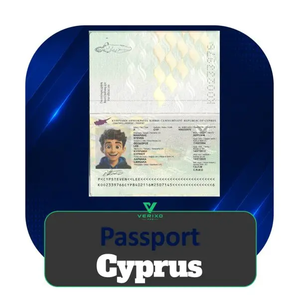 Cyprus Passport - Full Editable PSD Template