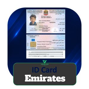 Emirates ID Card - Full Editable PSD Template