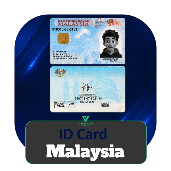 Malaysia ID Card - Full Editable PSD Template