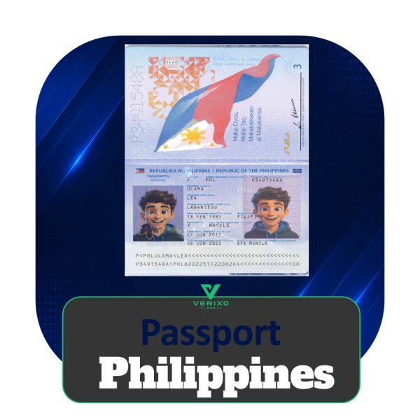 Philippines Passport - Full Editable PSD Template