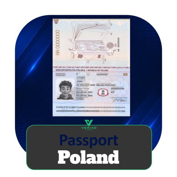 Poland Passport - Full Editable PSD Template