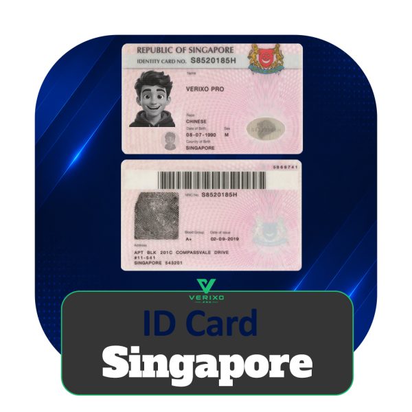 Singapore ID Card - Full Editable PSD Template