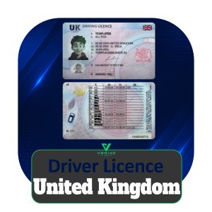 United Kingdom Driving Licence - Full Editable PSD Template