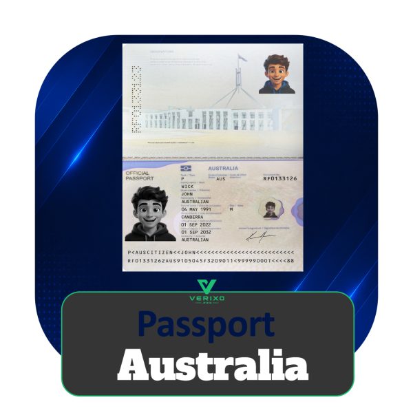 Australia Passport - Full Editable PSD Template